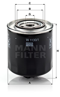 Oil Filter W 1130/1
