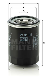 Oil Filter W 610/6