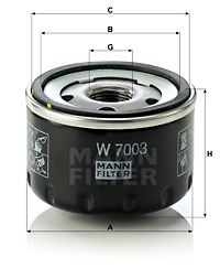 Oil Filter W 7003